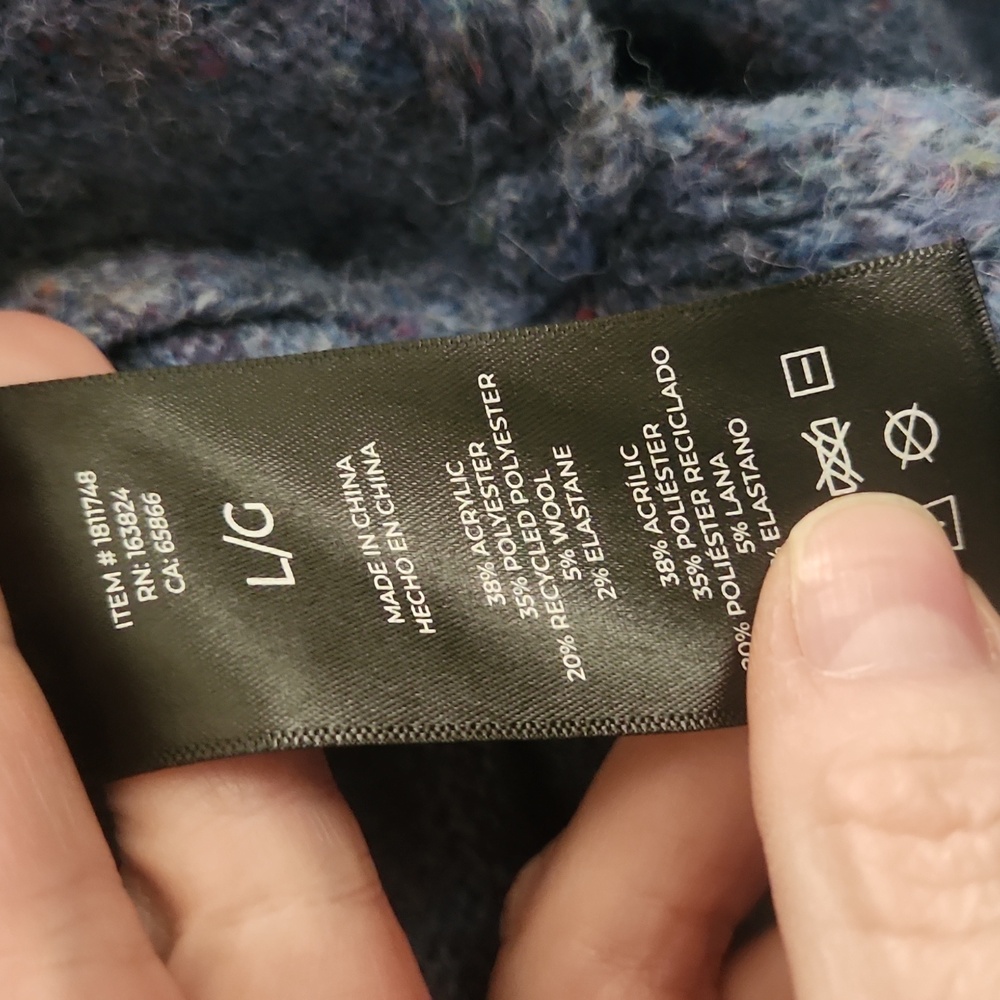 Well Worn Mock Neck Sweater | L View 5